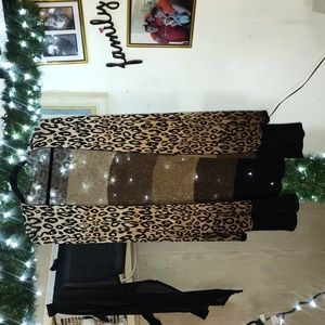 Multi colored leopard cardigan